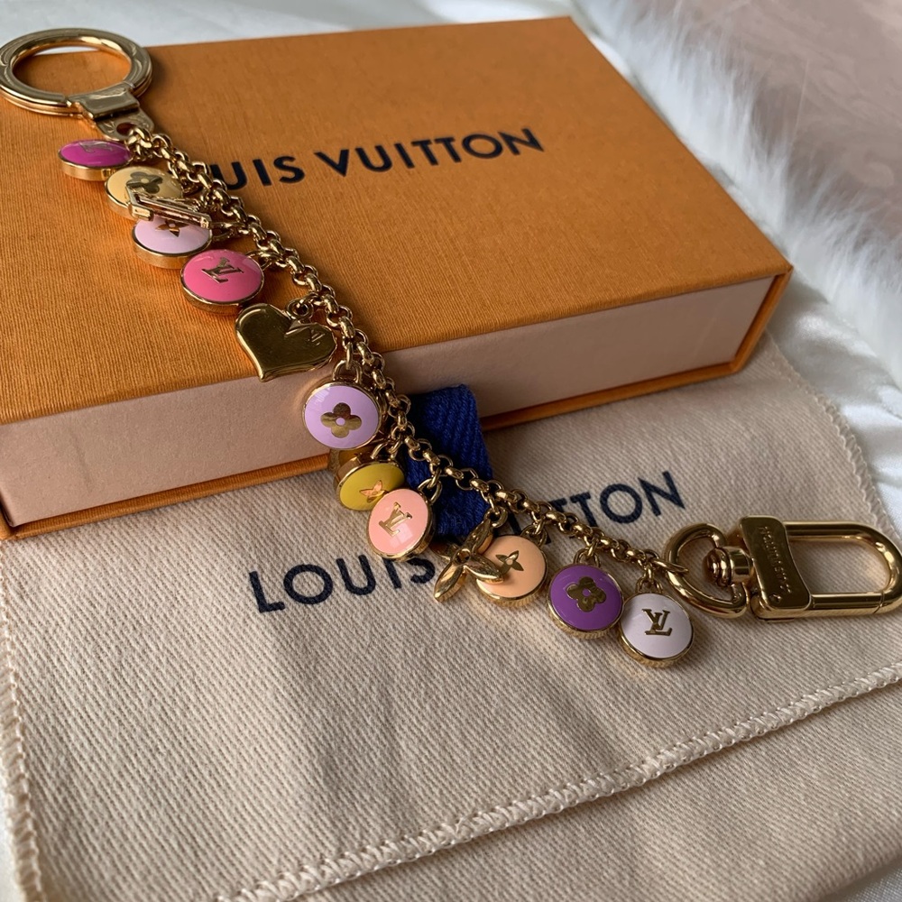 ***SOLD*** Louis Vuitton Multicolor Charm Key Holder